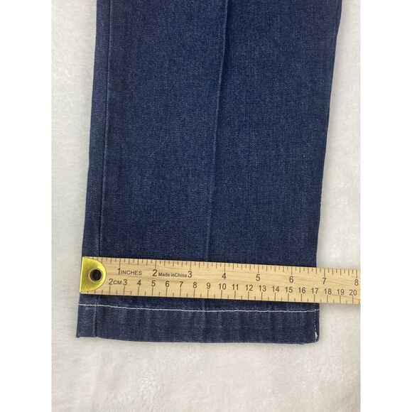 Lauren Jeans Co. Premium Womens Jeans Mid Rise Blue Dark Wash‎ Denim Size 2P - Picture 10 of 16